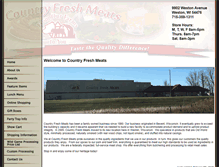 Tablet Screenshot of countryfreshmeats.com